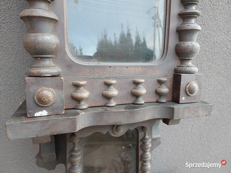 S093 Skrzynia skrzynka obudowa starego zegara Tczew