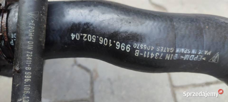 PORSCHE BOXSTER 986 RURY WODY UKŁADU CHŁOEDZENIA