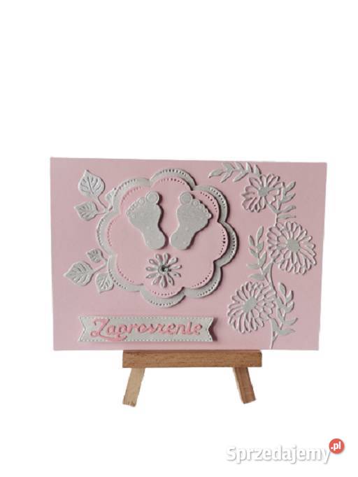 Zaproszenia Chrzest Święty Stopki W Serwetce C6 Poznań