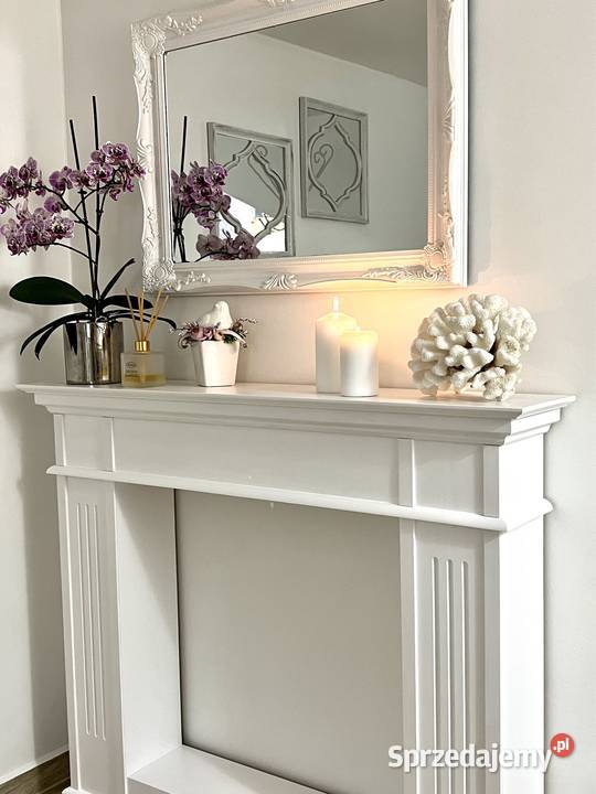 Portal kominkowy atrapa kominka drewno