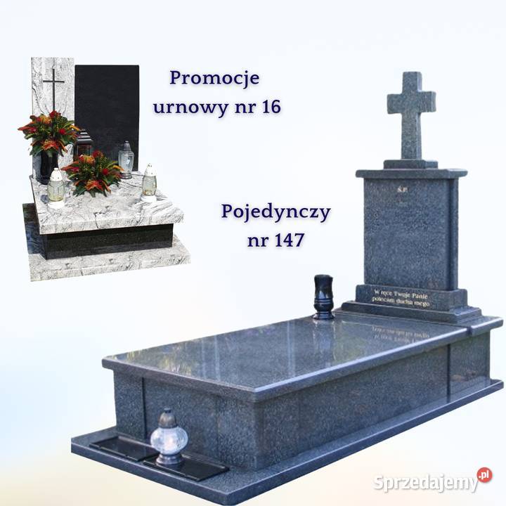 ceny na pomniki nagrobki pojedyncze i urnowe mazowieckie Warszawa