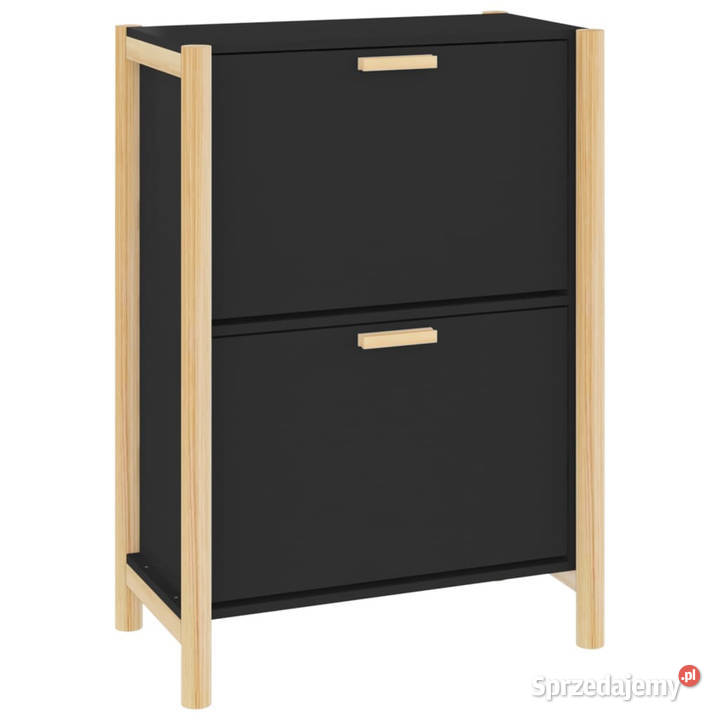 Szafka na buty czarna 575x33x80 materiał Warszawa
