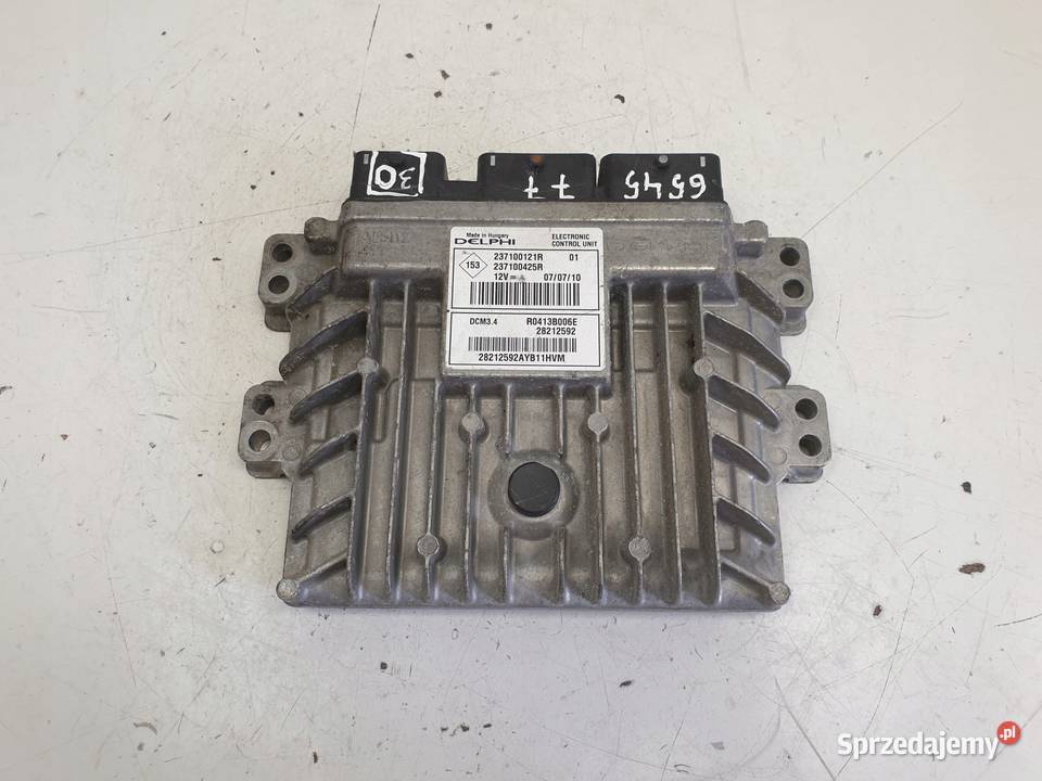 Renault Megane III 15 DCI STEROWNIK SILNIKA osobowe lubelskie Rudka