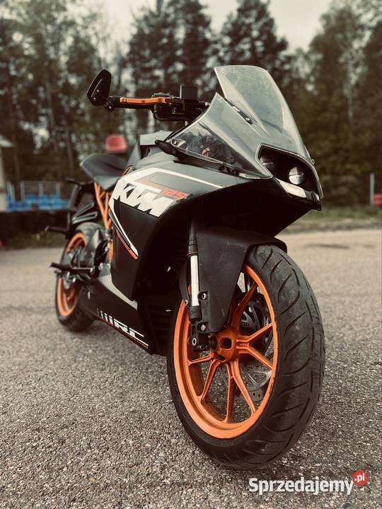 KTM RC 125 2015 r Kat B A1 Opłaty do września ABS podlaskie Białystok