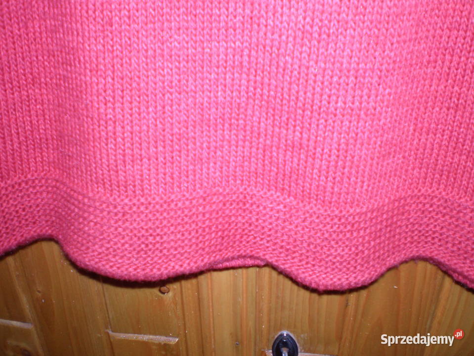 Sweter damski w kolorze czerwonym rozmiar 44 Rozpinane śląskie