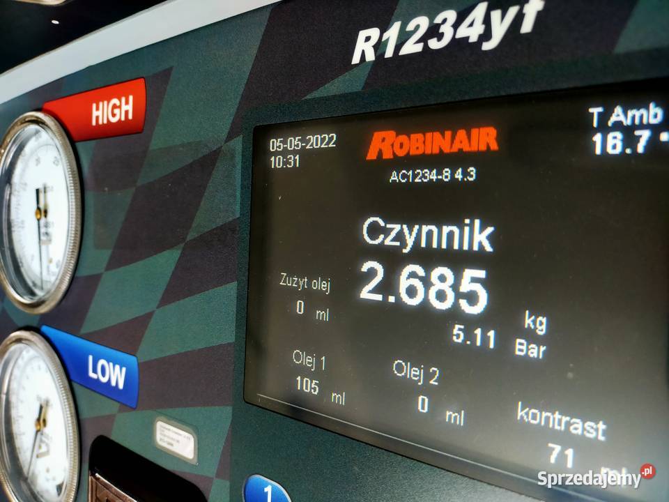 AC12348i Robinair 14900 pln z analizatoremBAC Bielsko-Biała