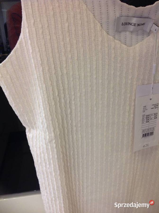 Top Damski LOUNGE NINE L NOWY biały lubuskie Nowa Sól