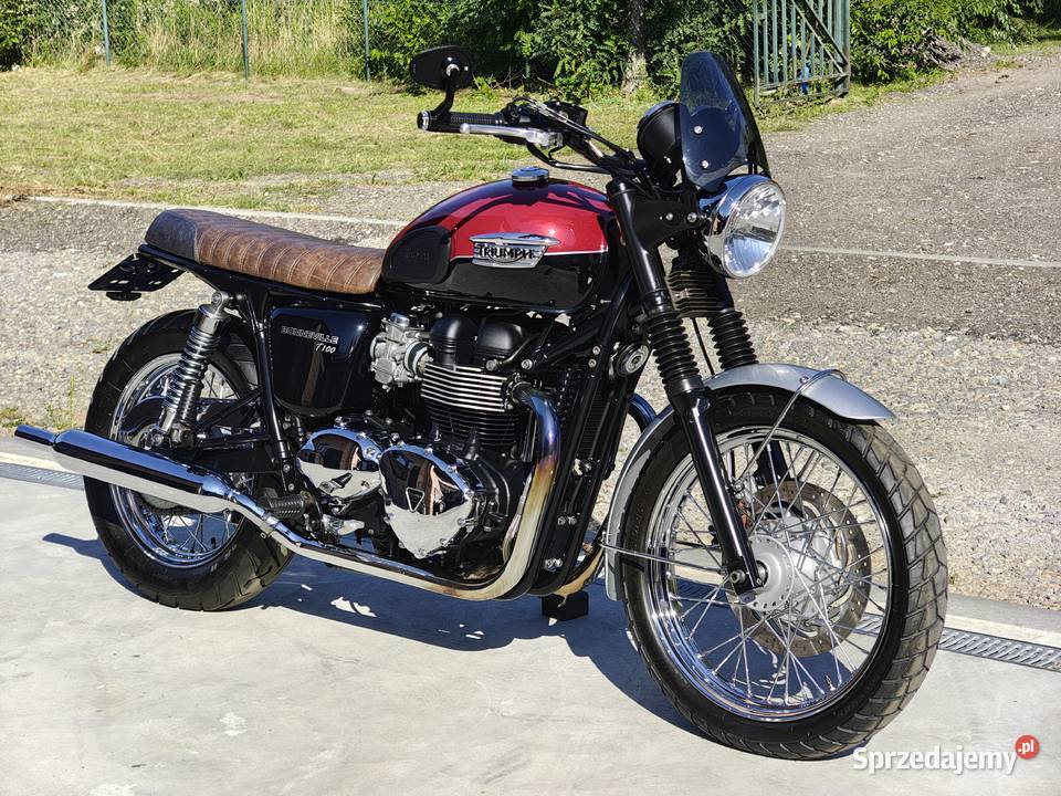Triumph T100 Bonneville piękny scrambler