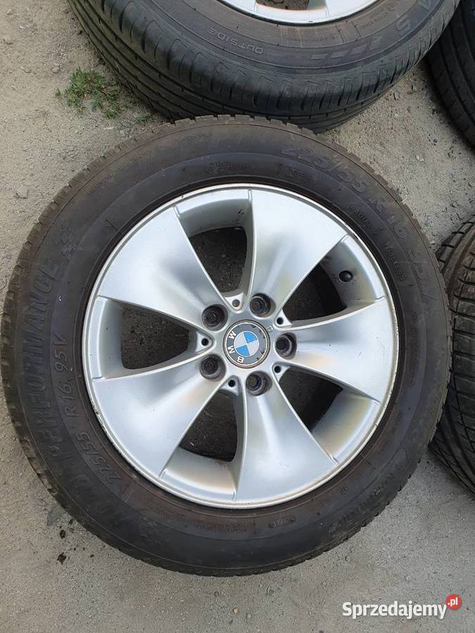 Koła bmw e90 5x120 felgi aluminiowe opony lato Motoryzacja Ziębice