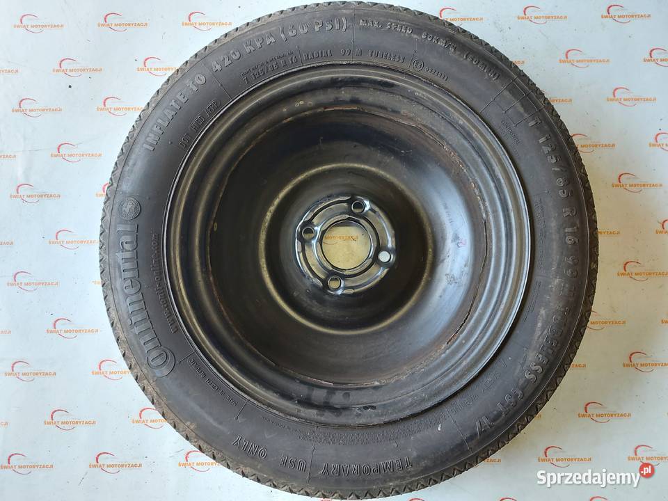 CITROEN C3 C4 PICASSO 308 koło dojazdowe 1258516 Koła dojazdowe Kielce sprzedam