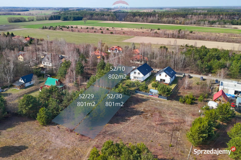 Działka pod dom 801 m Błędowo Brzozowa 17.1m sprzedam