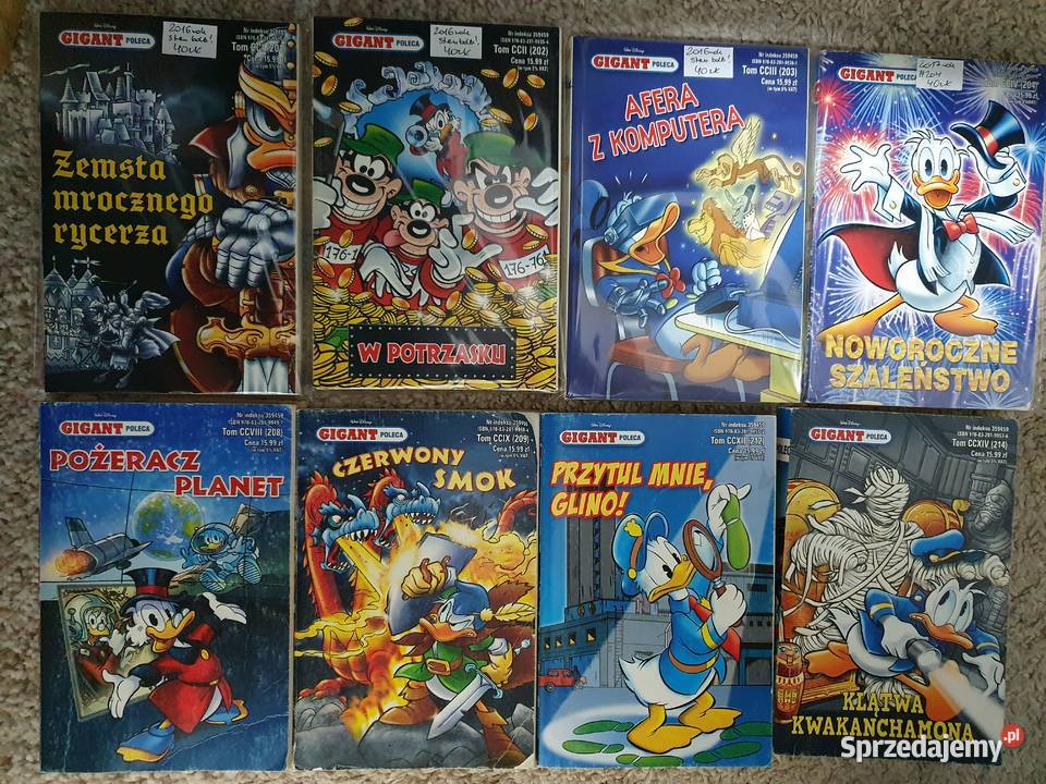 Komiks Gigant Gigant Poleca 80 tomów rózne Komiksy Gdynia sprzedam