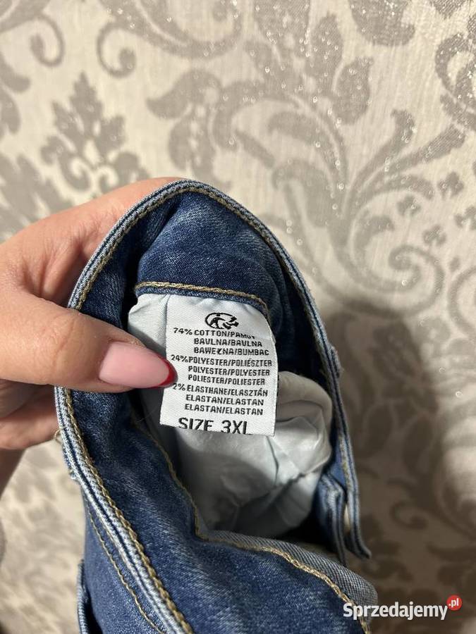 Niebieskie dżinsy Mom Fit 3XL Moon Girl Warszawa