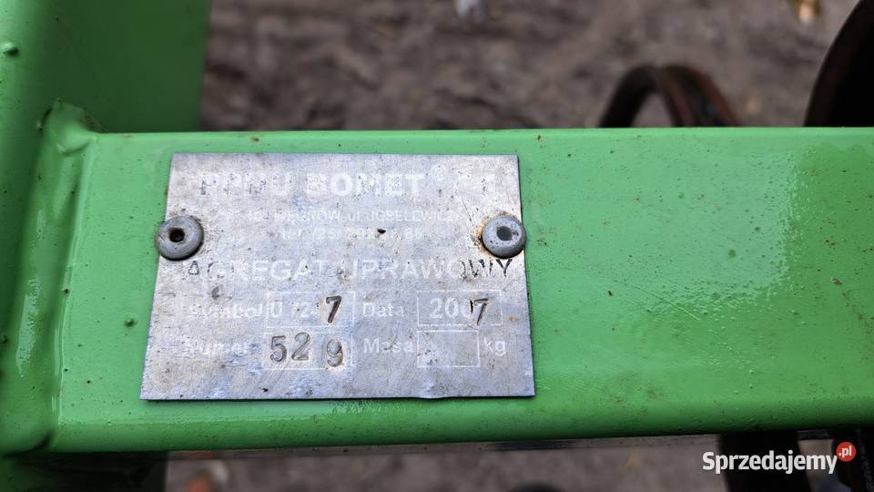 Agregat uprawowy przedsiewny Bomet 28 Kępno