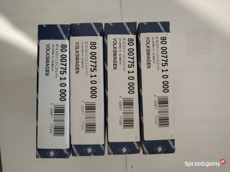 Pierścienie cylindrów 20Tfsi Lubaczów