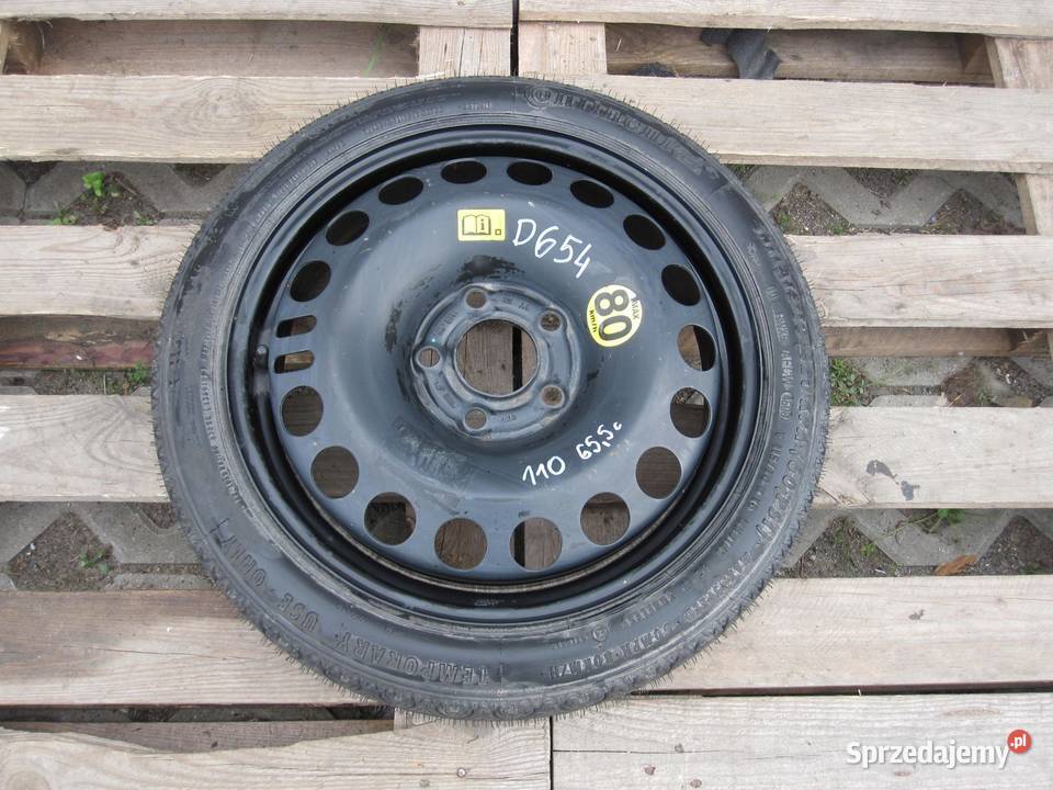 OPEL VECTRA C koło dojazdowe 1157016 92M 5x110 Opony i felgi