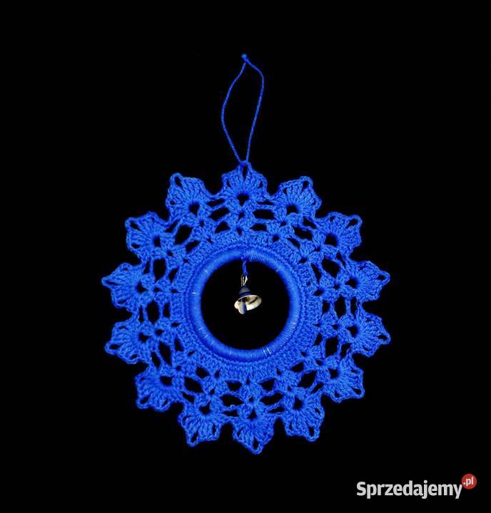 Zawieszka ozdoba szydełkowa 12 na choinkę Z110 Kluczbork