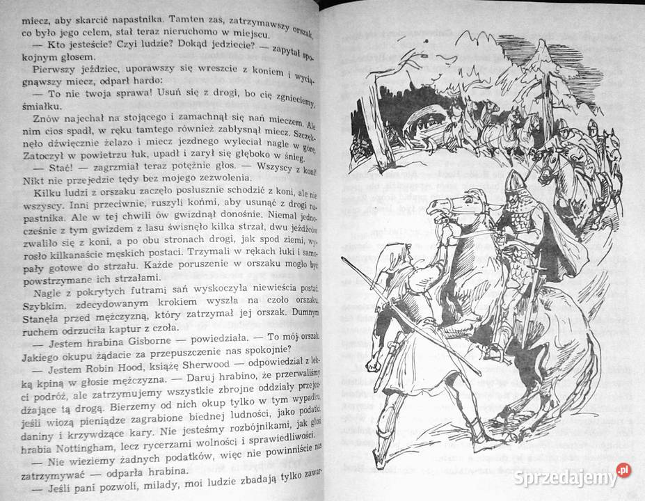 Robin Hood Marianna żona Robina Hooda Tadeusz twarda