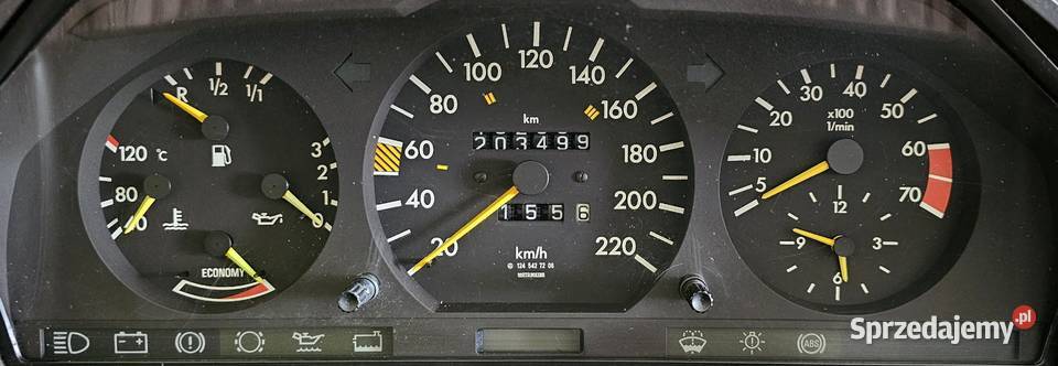 Mercedes Benz w124 licznikzegary osobowe Kańczuga
