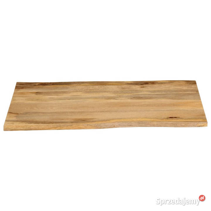 Blat stołu 90x80x25 naturalna krawędź lite