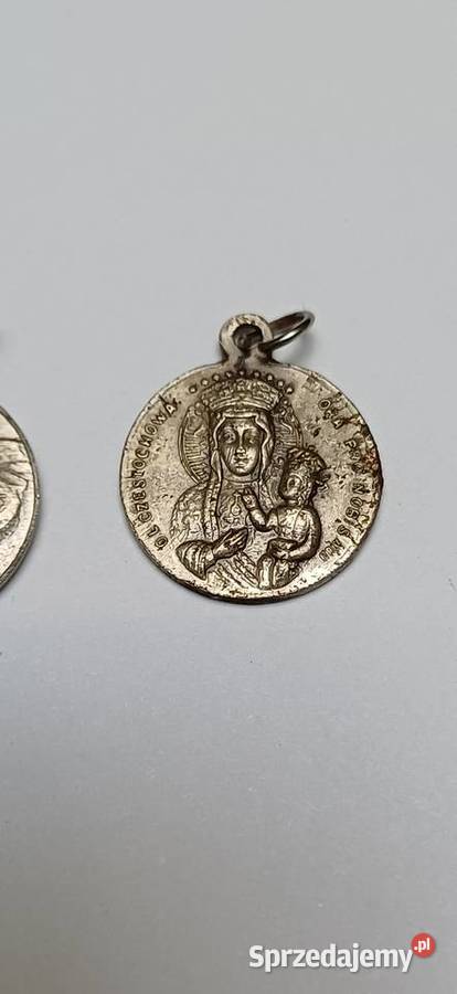 Dwa medaliki święte Warszawa