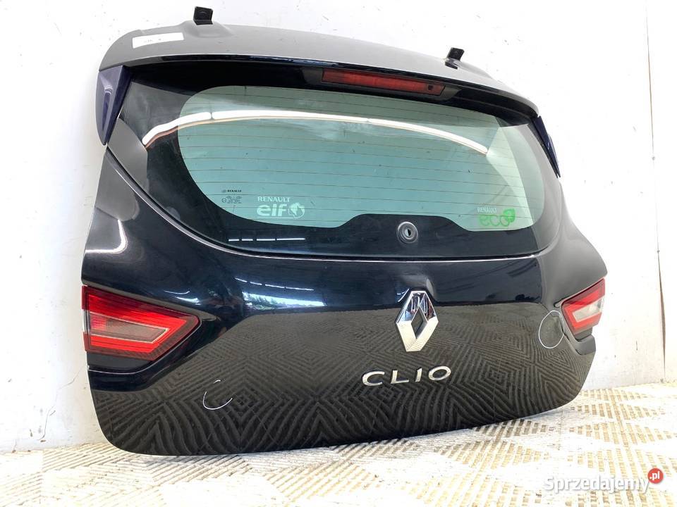 KLAPA TYŁ RENAULT CLIO IV Hatchback CZARNY TYLNA
