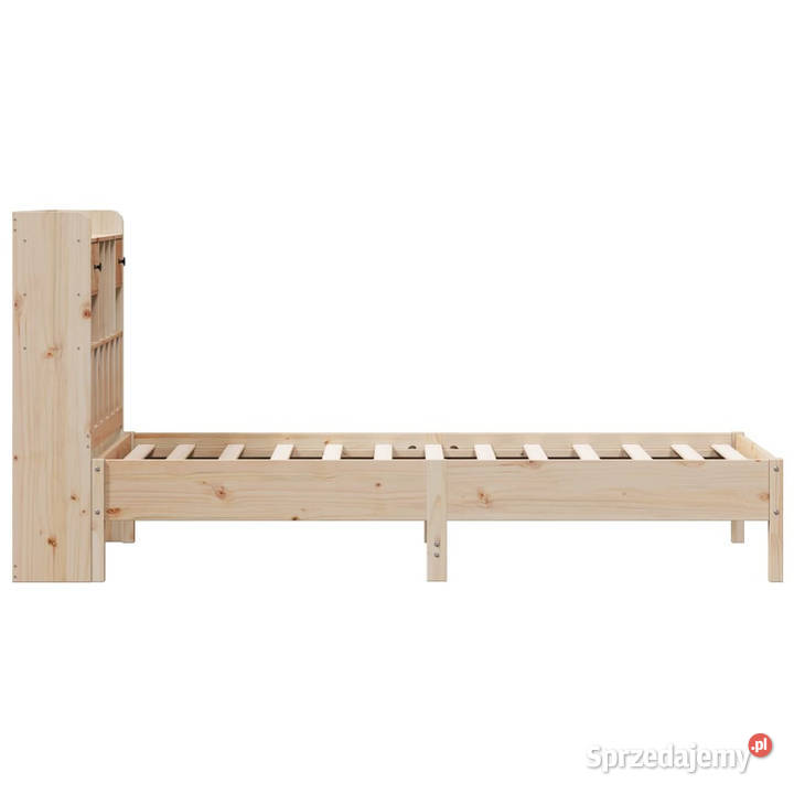 Łóżko z regałem bez materaca sosnowe 90x200 Warszawa