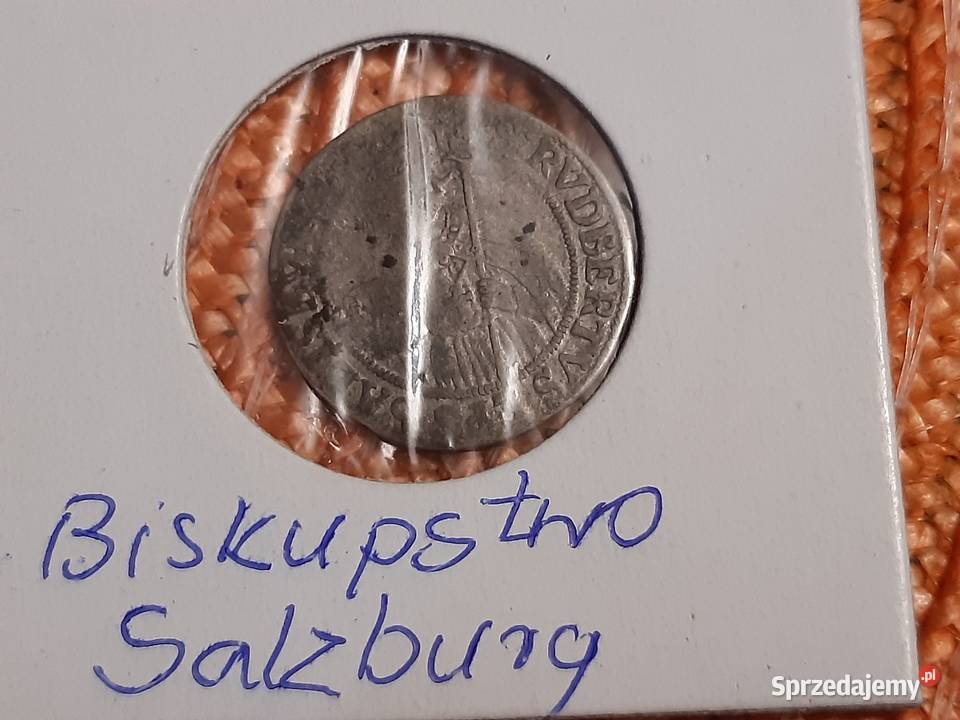 moneta srebrna Biskupstwa Sakzburg z 1678r podlaskie Łomża
