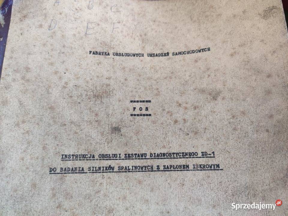 Diagnoskop ZD1 FOS PRL mazowieckie Grójec
