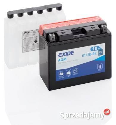 Akumulator motocyklowy EXIDE ET12BBS YT12BBS 12V sprzedam