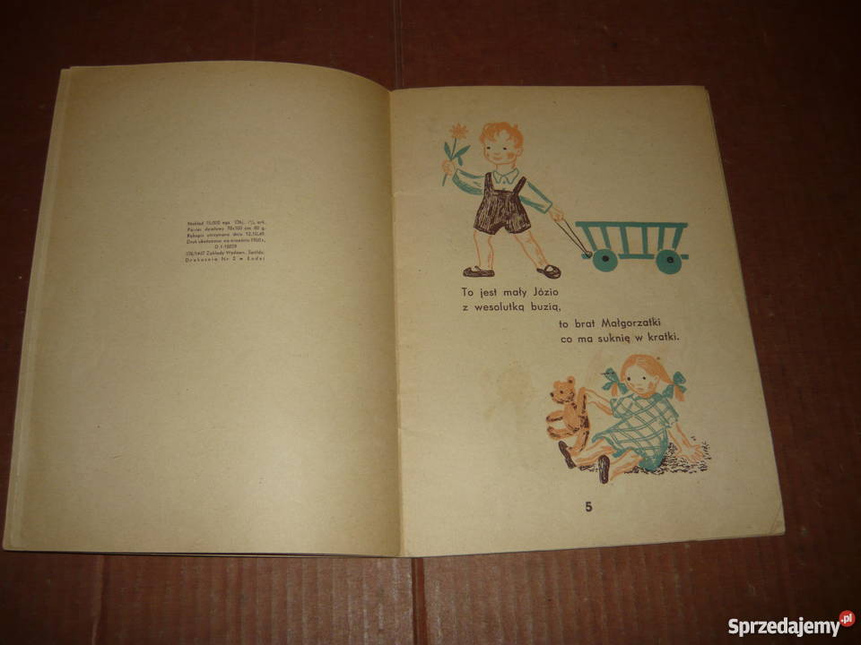 Maria Kownacka Kwiatki Małgorzatki 1950 małopolskie Nowy Sącz