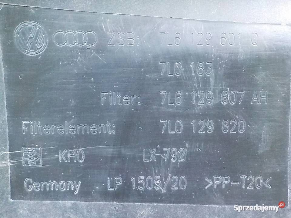 AUDI Q7 4L SLINE 30 TDI 06r 5D obudowa filtra Suków