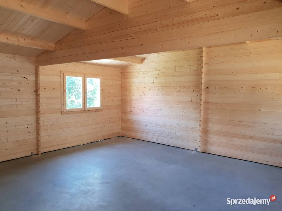 Drewniany garaż dwustanowiskowy warmińsko-mazurskie Mrągowo