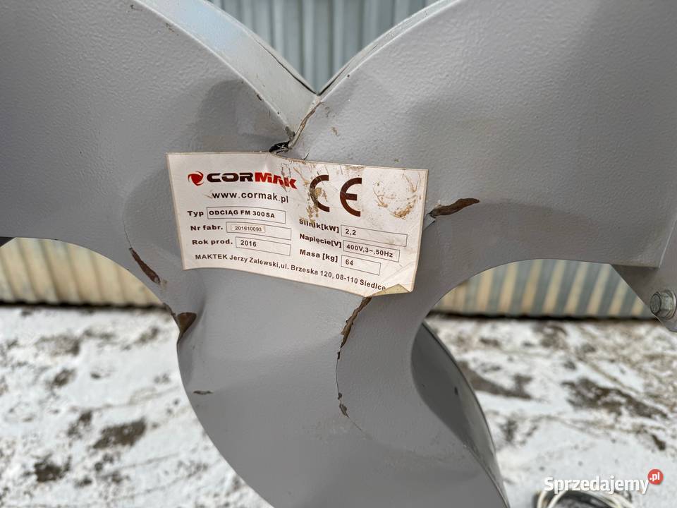 Odciag trocin CORMAK turbina 22 kw Kalwaria Zebrzydowska