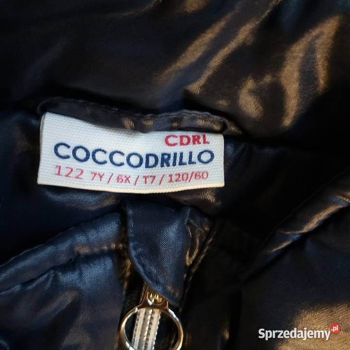 Spszedam kamizelke granatową COCCODRILLO 122 Kurtki i płaszcze Zaścianki