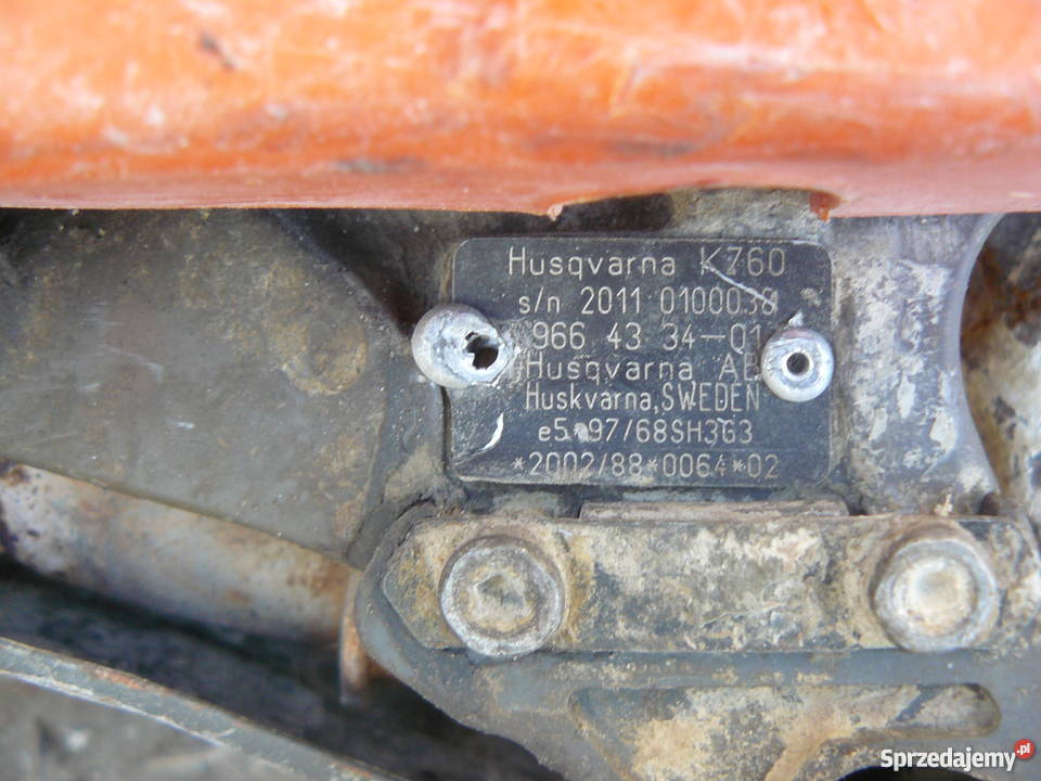 Piła do kostki kamienia asfaltu Husqvarna K760