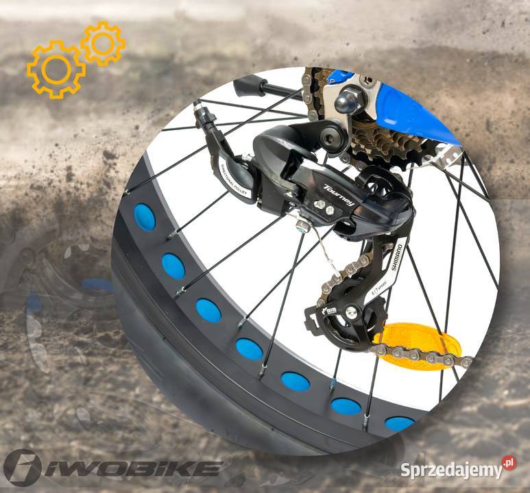 Rower Damski Męski Fatbike 26 IWOBIKE Shimano małopolskie Gorlice
