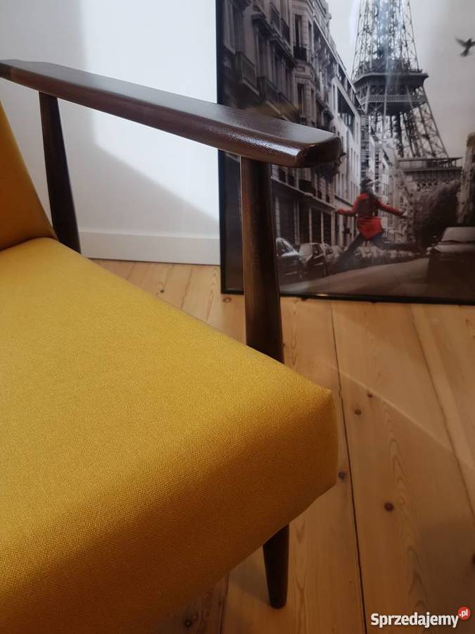 Fotel PRL liski autor Hanna Lis lata 6070 Szczecin