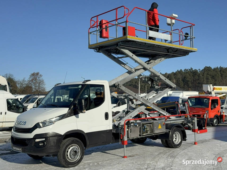Iveco Zwyżka Podnośnik Nożycowy Franke FHB 63 świętokrzyskie Widełki