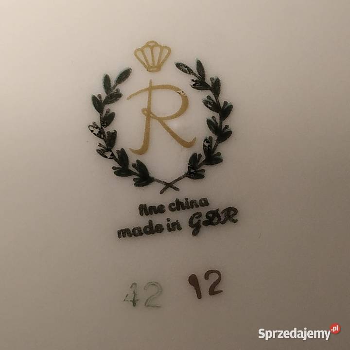 Elegancki Zestaw Śniadaniowy Trio Fine China GDR Piła