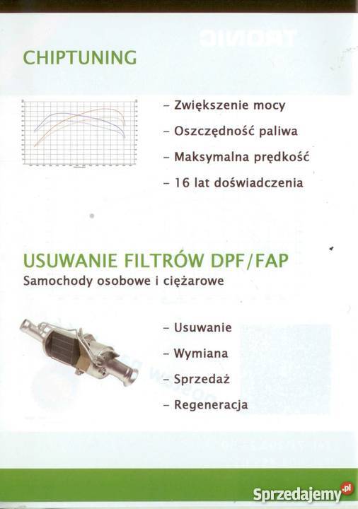 Filtr cząstek stałych FAP DPF Wrocław Sprzedajemy.pl