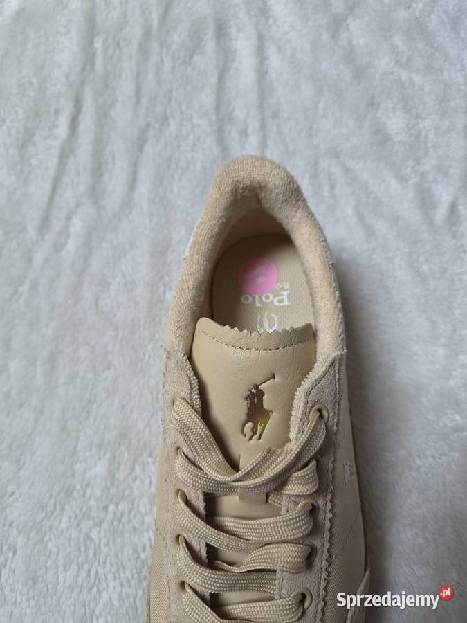 Nowe beżowe sportowe buty damskie sneakersy Polo małopolskie Bibice