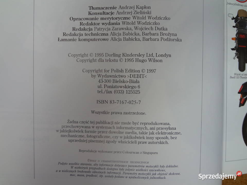 Encyklopedia Motocykli twarda Wrocław