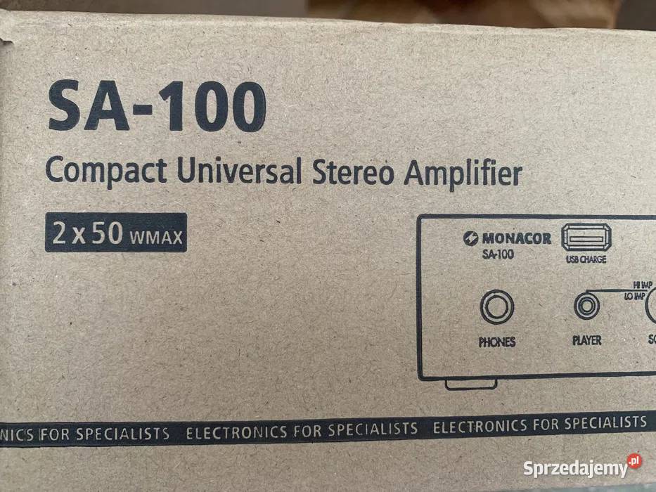 Wzmacniacz Monacor SA100 2 Rzeszów sprzedam