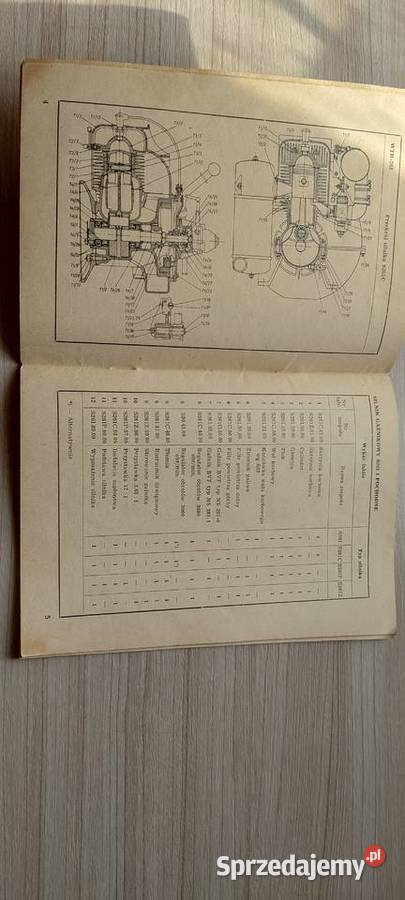 katalog silnika s261 oryginał dzik motopompa lubelskie