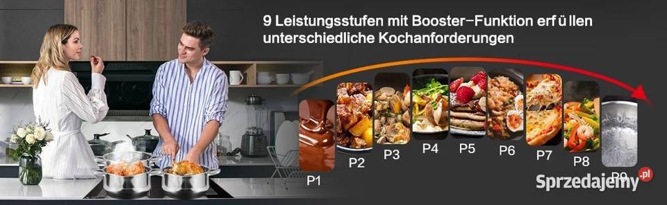 Nowa czteropalnikowa Płyta Indukcyjna pod Nowe Bielice sprzedam