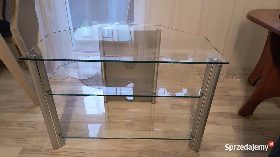 Szklany stolik RTV