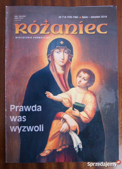 Różaniec miesięcznik formacyjny lipiecsierpień miesięcznik Książki i Podręczniki Parczew