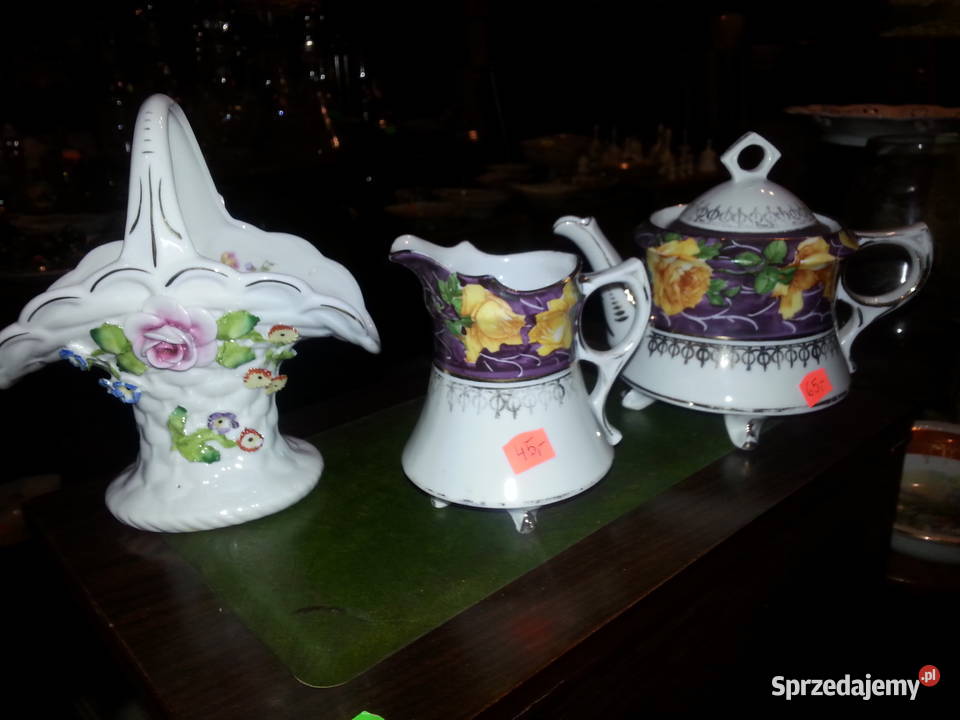 Stolik eklektyk Porcelana i szkło Gdańsk sprzedam