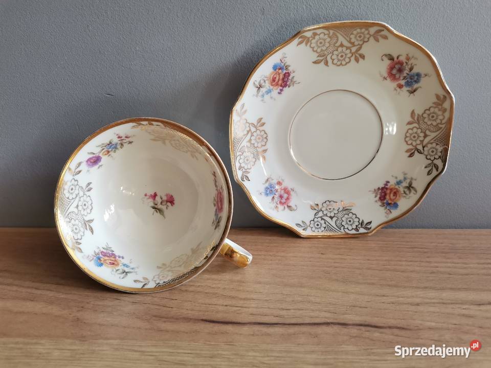 Stara filiżanka Eschenbach Germany US Zone Porcelana i szkło